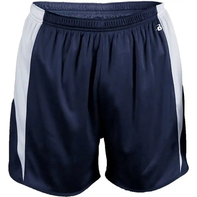 Badger Sport 2273 Stride Youth Short – Navy White