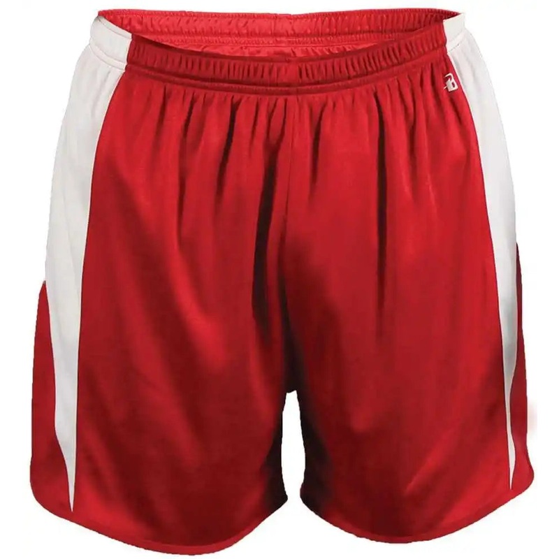 Badger Sport 2273 Stride Youth Short – Red White
