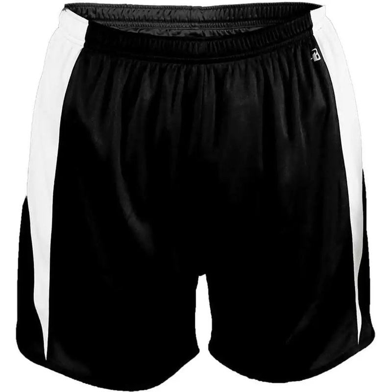 Badger Sport 7273 Stride Short – Black White