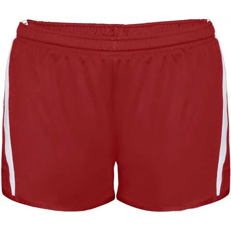 Badger Sport 7274 Stride Ladies Short – Red White