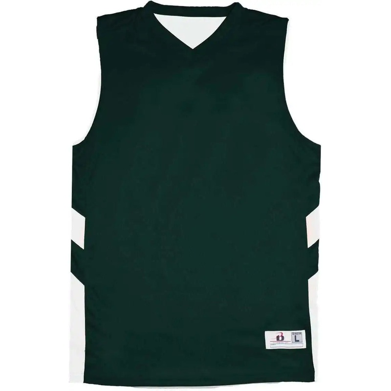 Badger Sport 8566 B-Pivot Reversable Tank – Forest White