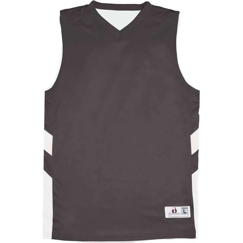 Badger Sport 8566 B-Pivot Reversable Tank – Graphite White