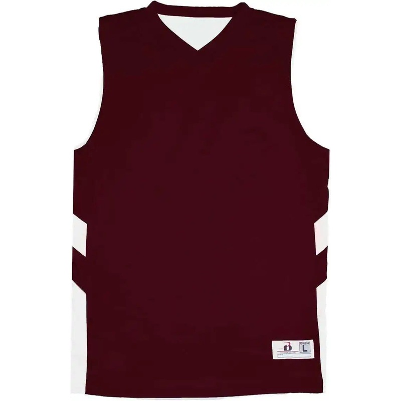 Badger Sport 8566 B-Pivot Reversable Tank – Maroon White