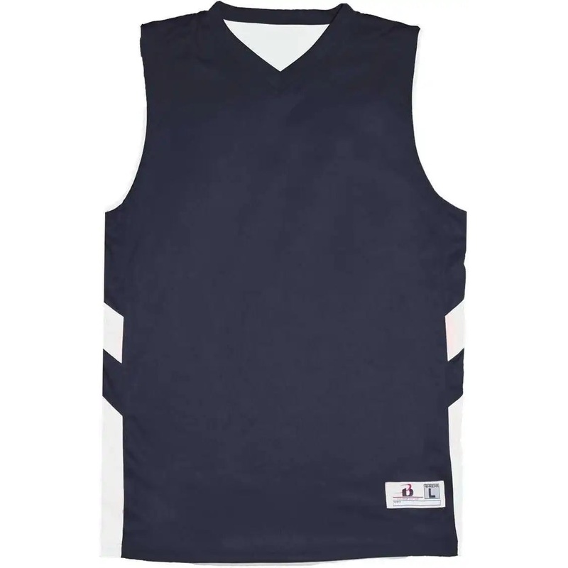 Badger Sport 8566 B-Pivot Reversable Tank – Navy White