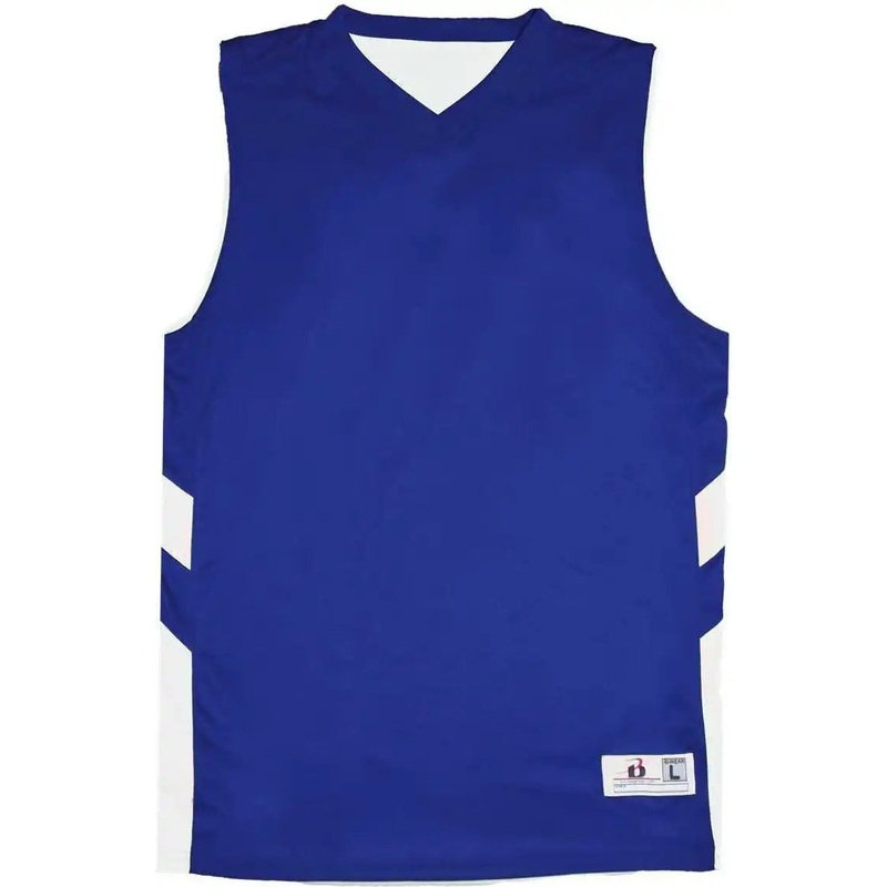 Badger Sport 8566 B-Pivot Reversable Tank – Royal White