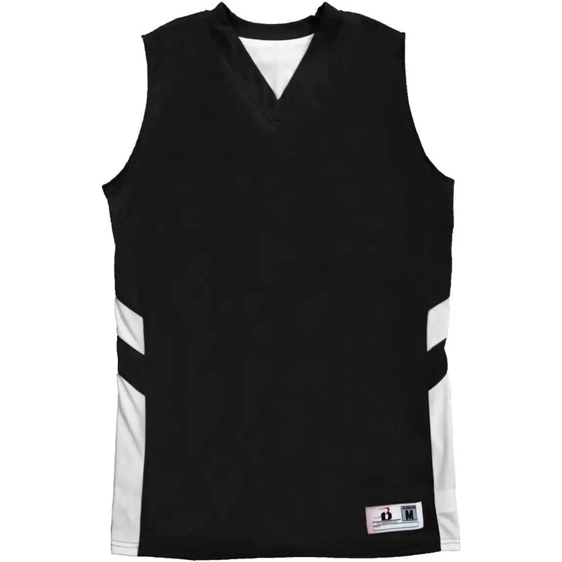 Badger Sport 8966 B-Pivot Reversable Ladies Tank – Black White