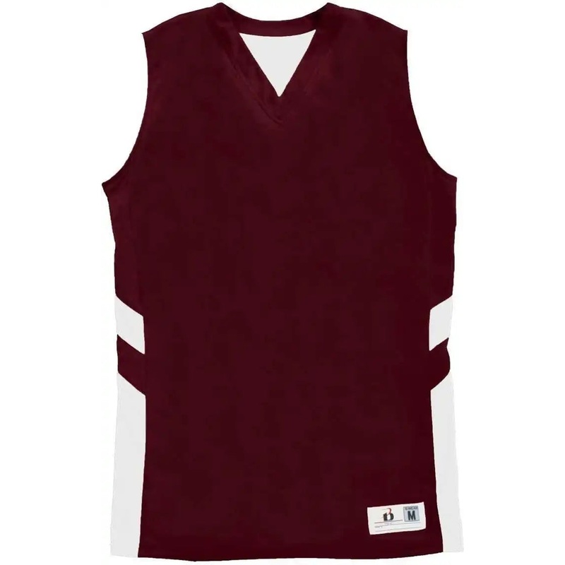 Badger Sport 8966 B-Pivot Reversable Ladies Tank – Maroon White