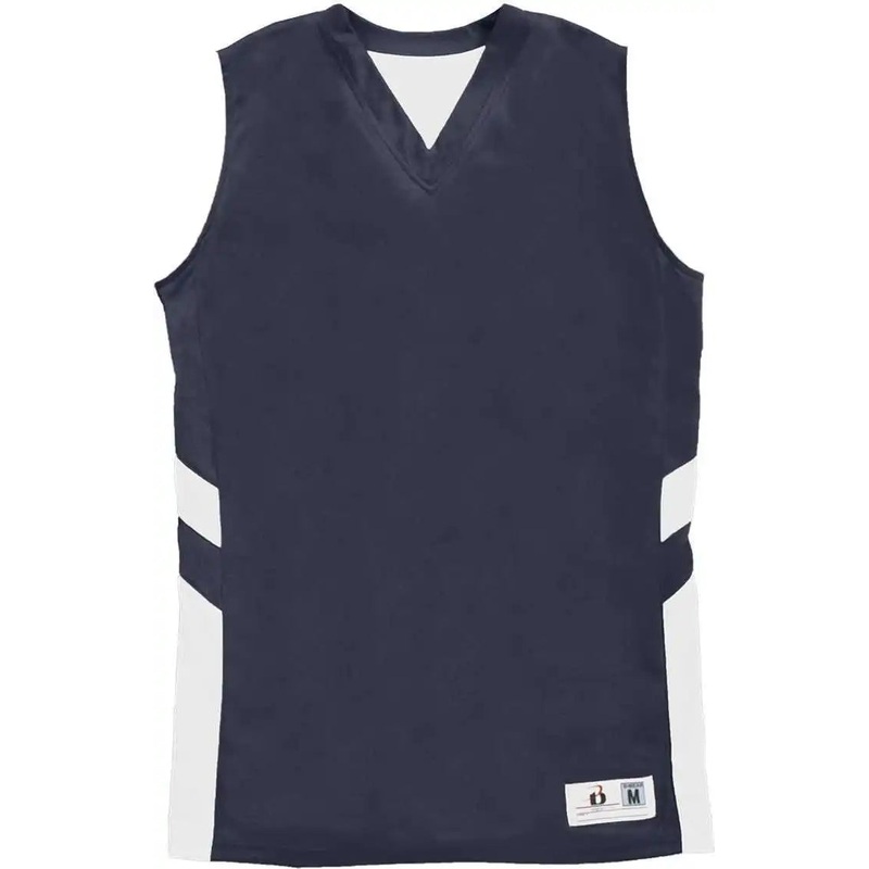 Badger Sport 8966 B-Pivot Reversable Ladies Tank – Navy White