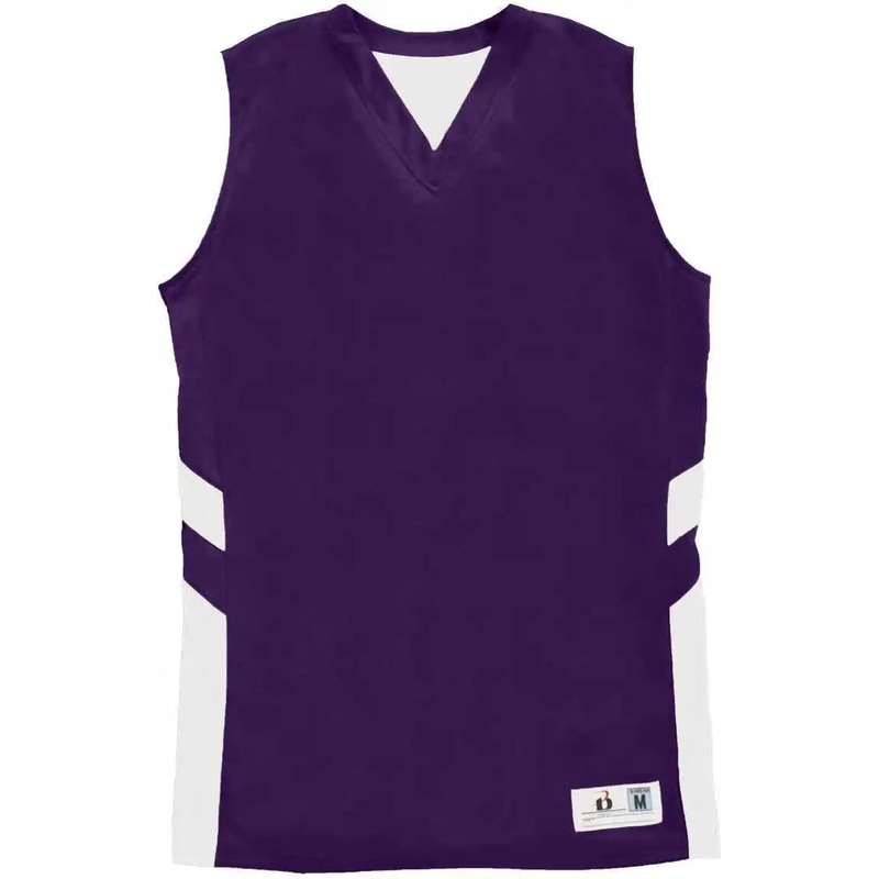 Badger Sport 8966 B-Pivot Reversable Ladies Tank – Purple White