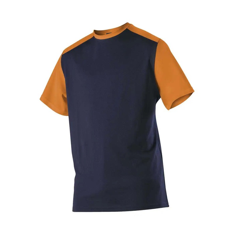 Alleson Athletic 532CJ Adult Crew Neck Baseball Jersey – Navy Burnt Orange