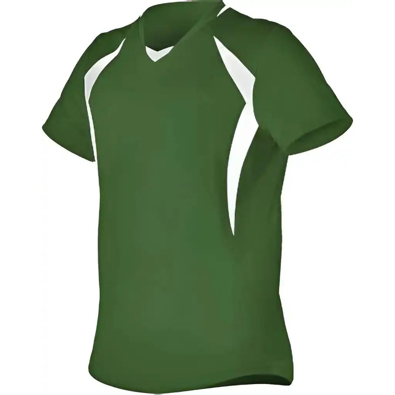 Alleson Athletic 552JW Women’s Short Sleeve Fastpitch Jersey – Dark Green White
