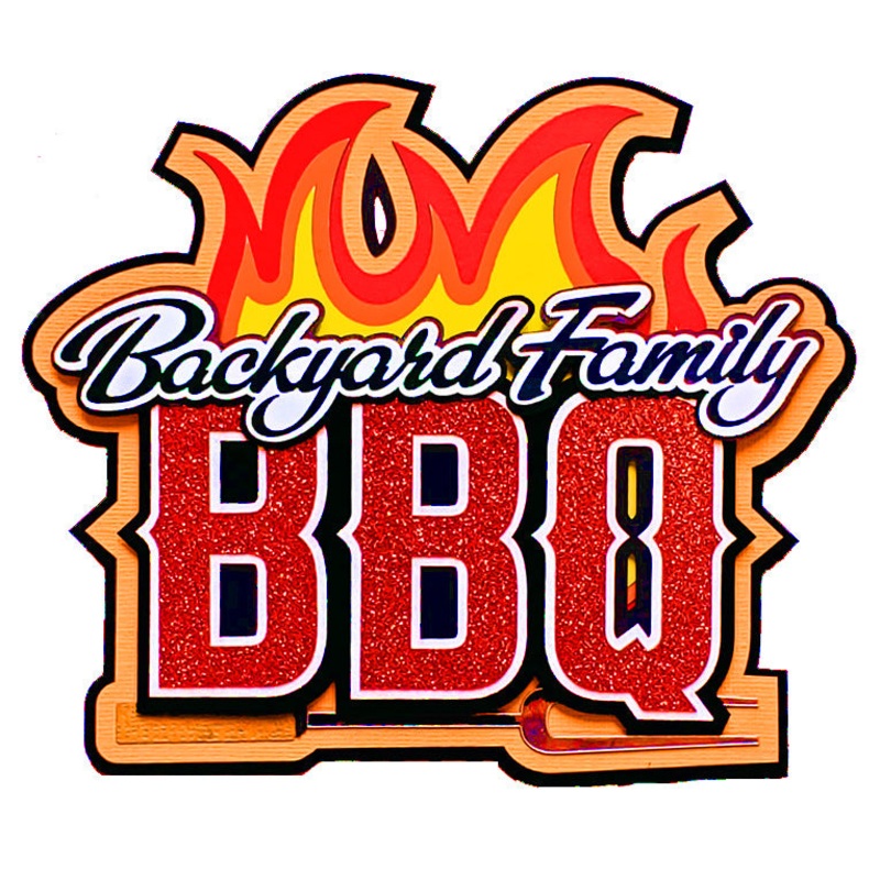 Backyard Family BBQ Title