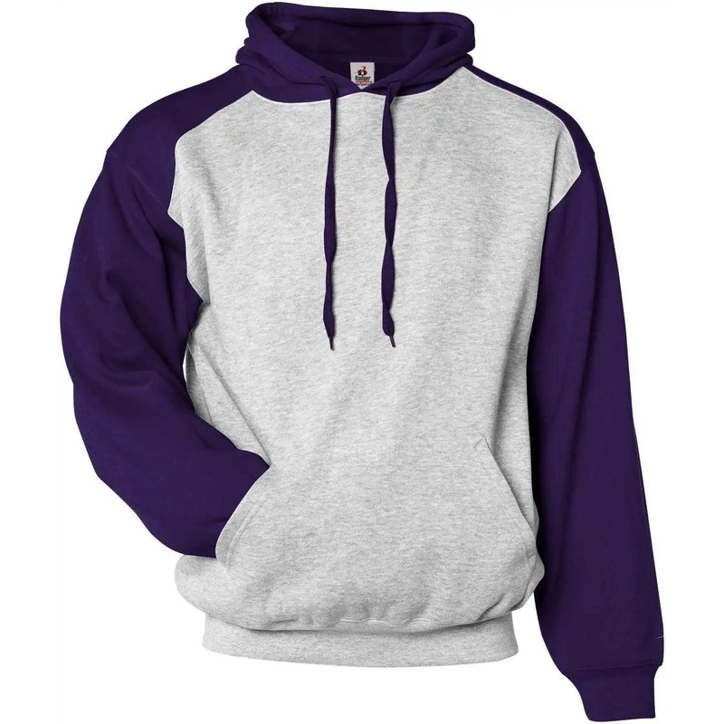 Badger Sport 2449 Athletic Fleece Sport Youth Hoodie – Oxford Purple