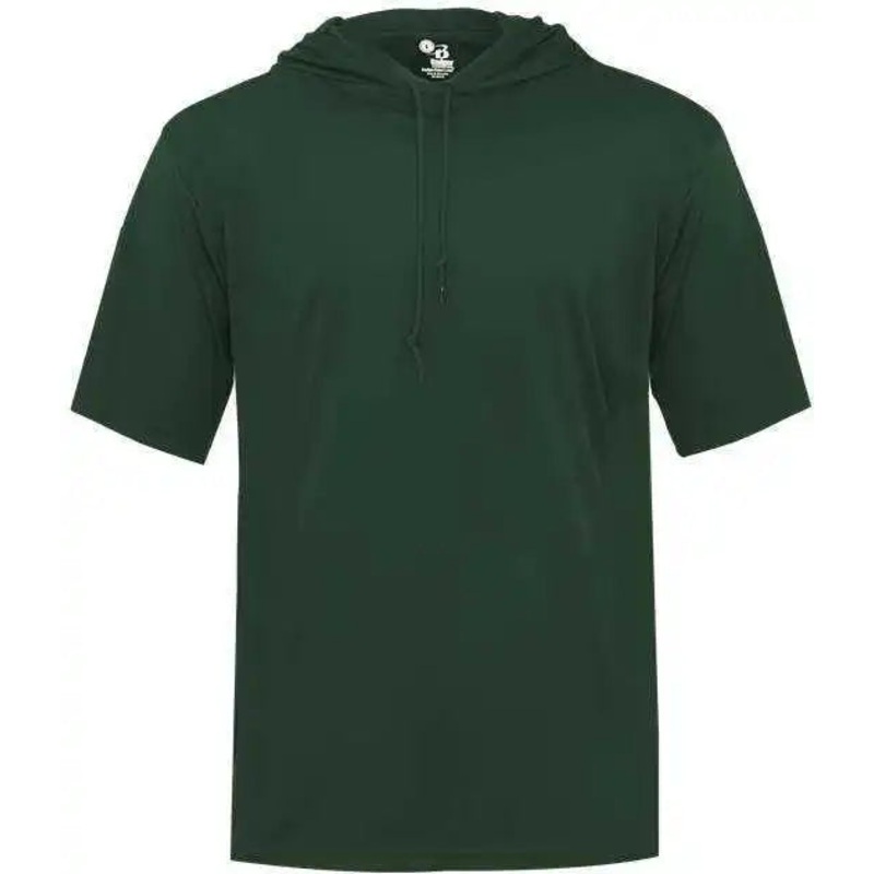 Badger Sport 4123 B-Core Short Sleeve Hoodie Tee – Forest