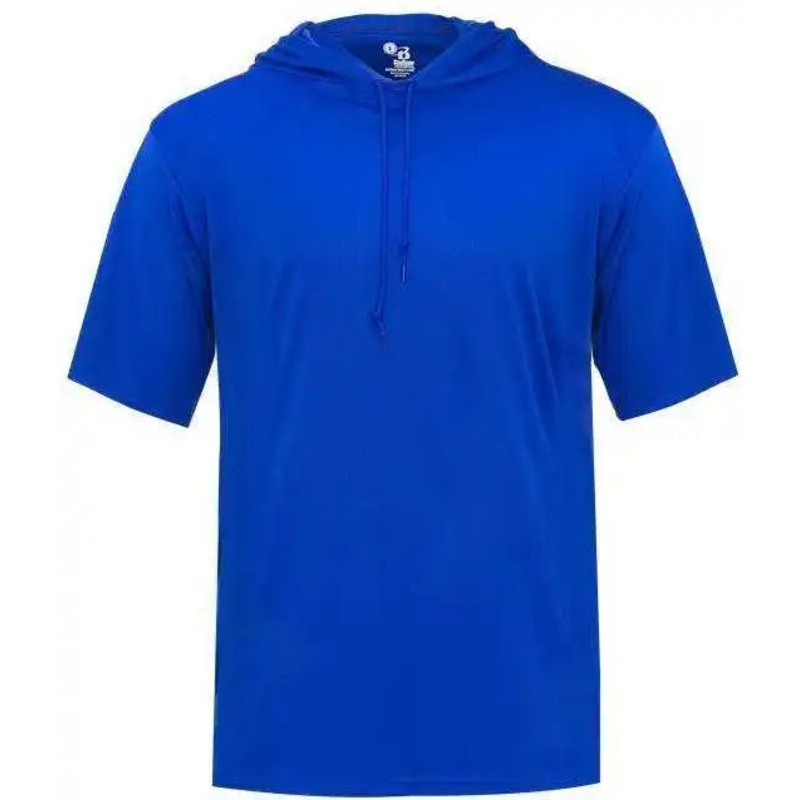 Badger Sport 4123 B-Core Short Sleeve Hoodie Tee – Royal