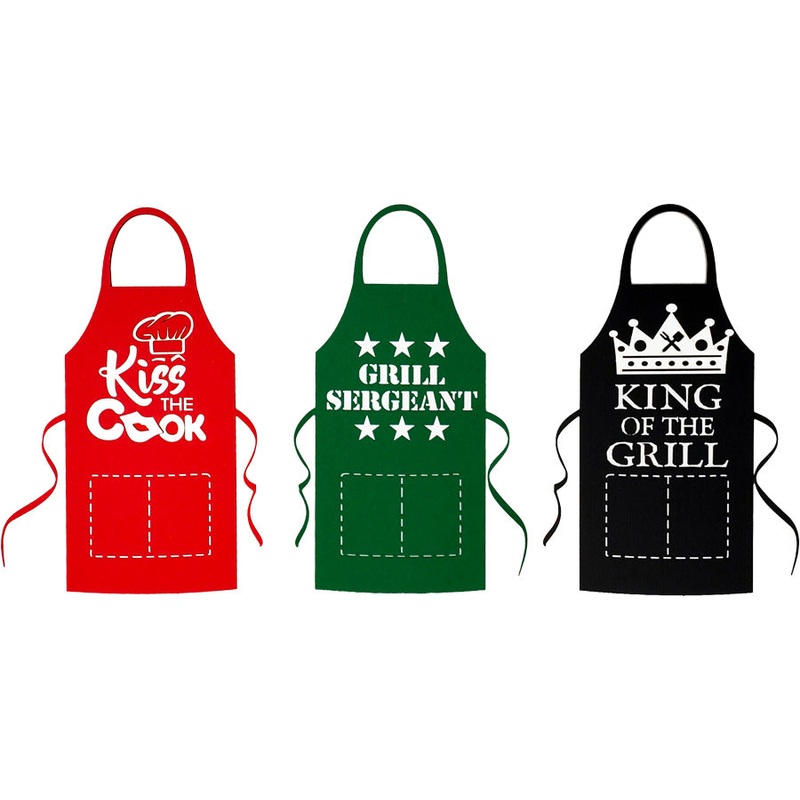 BBQ Apron Trio
