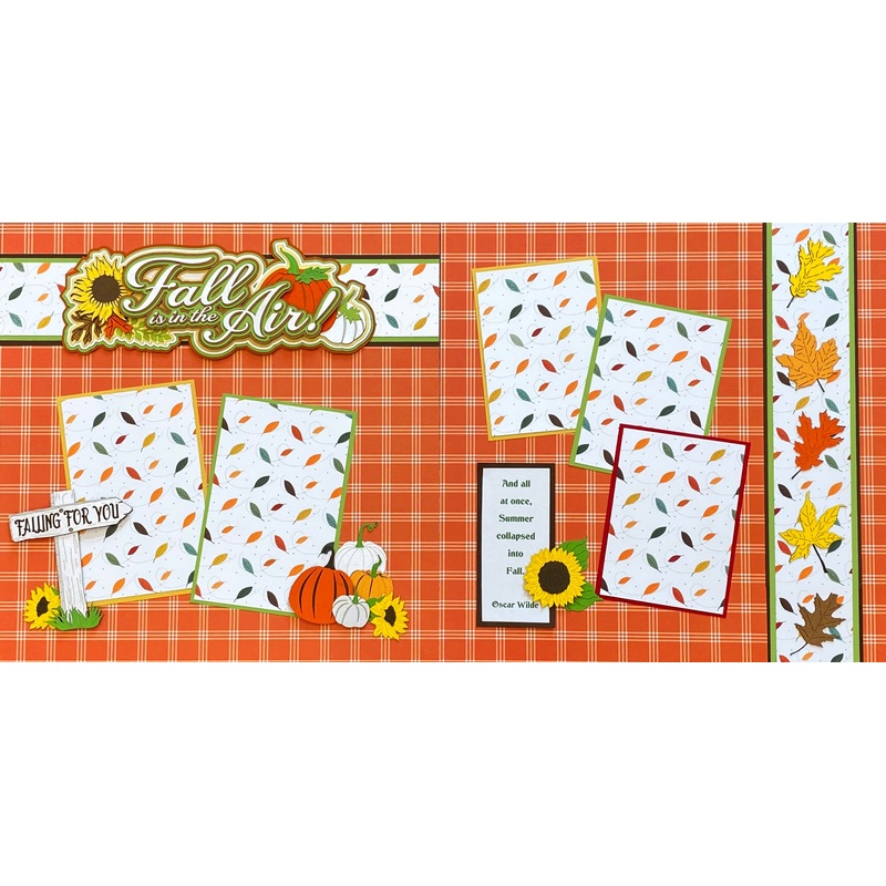 Fall is in the Air Page Kit – 2 Page Layout