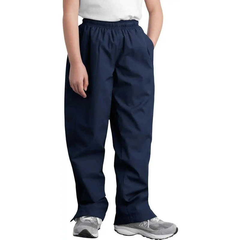 Sport-Tek YPST74 Youth Wind Pant – True Navy