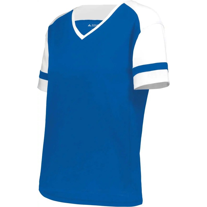 Augusta 2914 Ladies Fanatic 2.0 Tee – Royal White