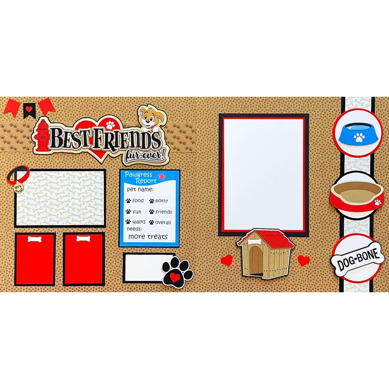 Best Friends FUR-EVER – Puppy Layout