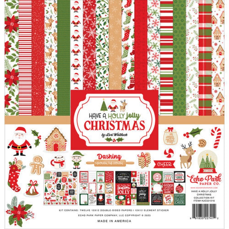Echo Park – Have a Holly Jolly Christmas – 12×12 Collection Kit