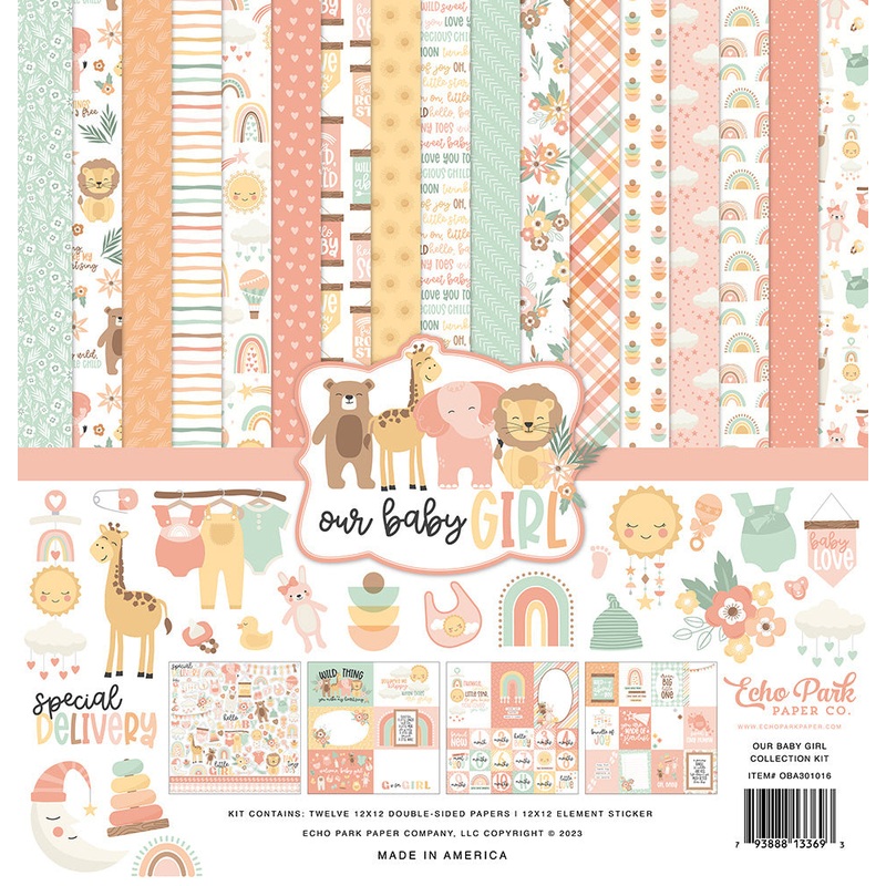 Echo Park – Our Baby Girl – 12×12 Collection Kit