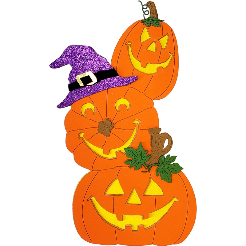 Halloween Pumpkin Stack