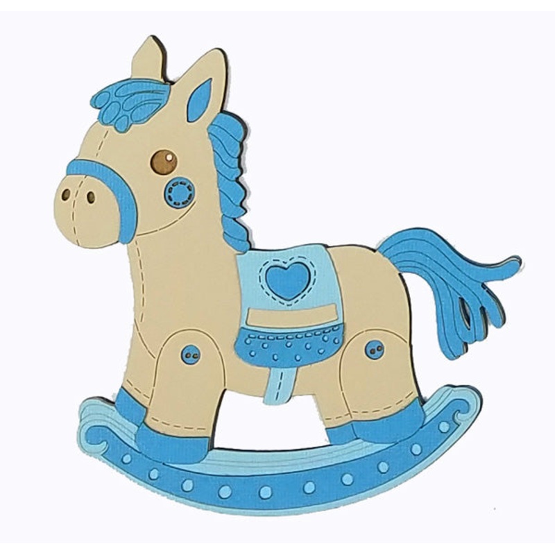 Oh Baby! Rocking Horse Blue