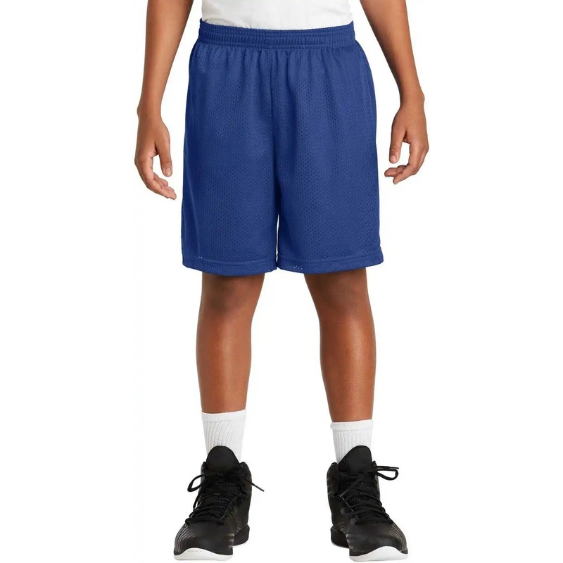Sport-Tek YST510 Youth PosiCharge Classic Mesh Short – True Royal