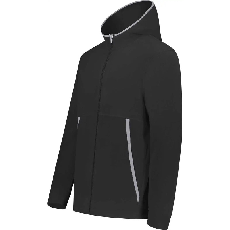 Augusta 6859 Youth Chill Fleece 2.0  Full Zip Hoodie – Black