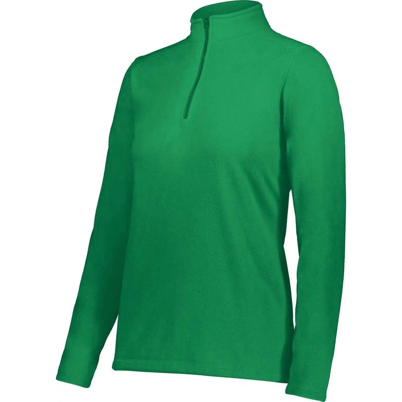 Augusta 6864 Ladies Micro-Lite Fleece 1/4 Zip Pullover – Kelly