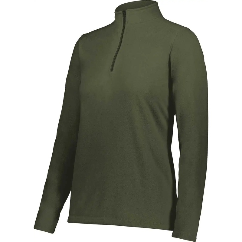 Augusta 6864 Ladies Micro-Lite Fleece 1/4 Zip Pullover – Olive