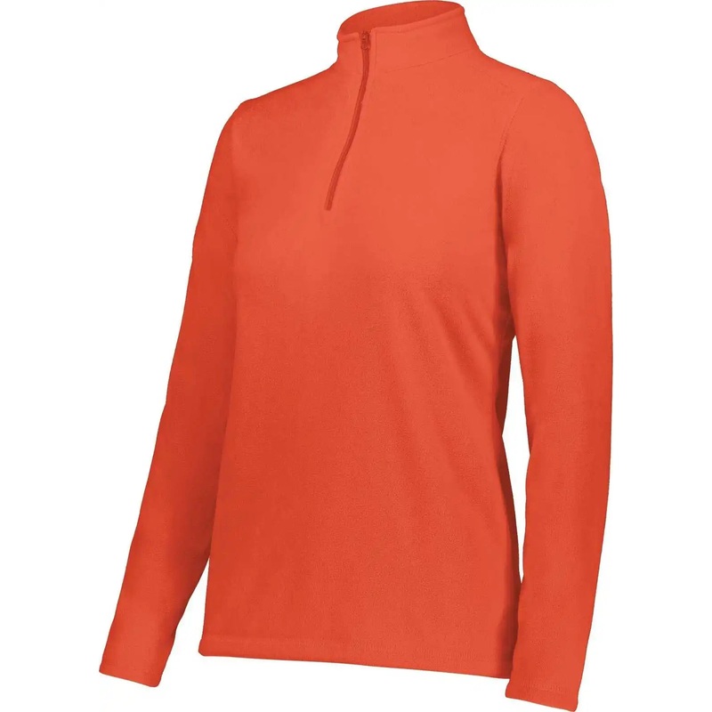 Augusta 6864 Ladies Micro-Lite Fleece 1/4 Zip Pullover – Orange