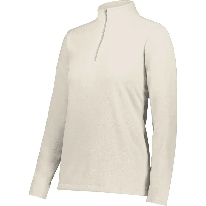 Augusta 6864 Ladies Micro-Lite Fleece 1/4 Zip Pullover – Oyster