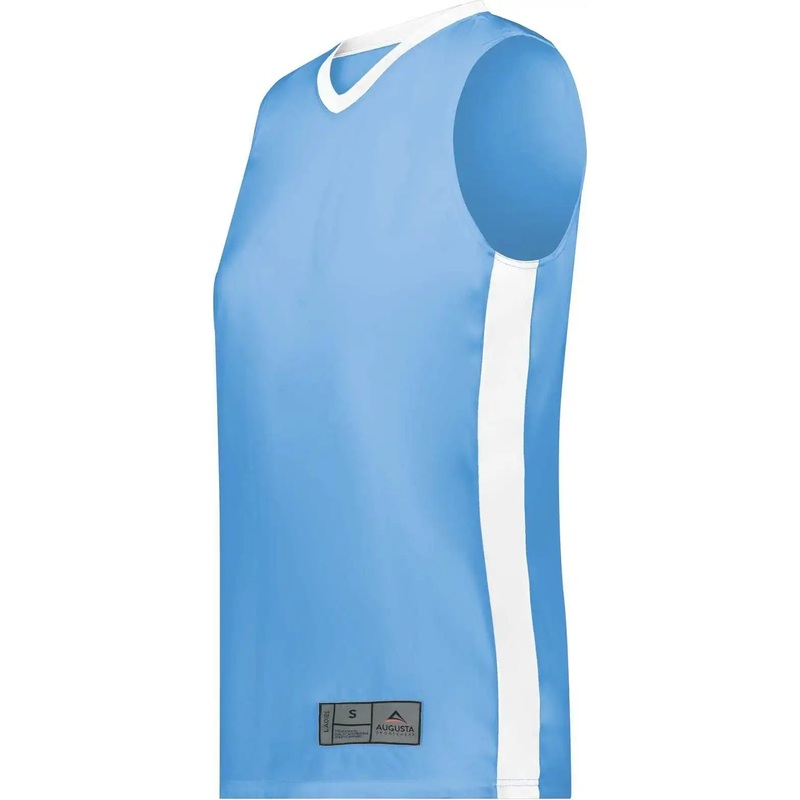 Augusta 6888 Ladies Match-Up Basketball Jersey – Columbia Blue White