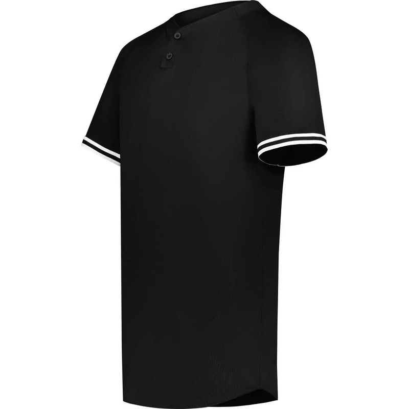 Augusta 6906 Youth Cutter+ Henley Jersey – Black White