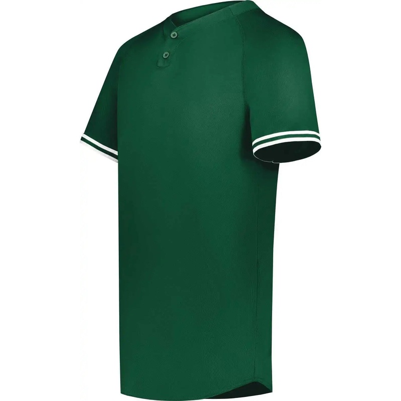 Augusta 6906 Youth Cutter+ Henley Jersey – Dark Green White