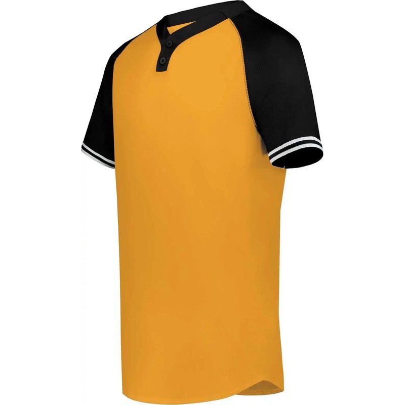 Augusta 6906 Youth Cutter+ Henley Jersey – Gold Black