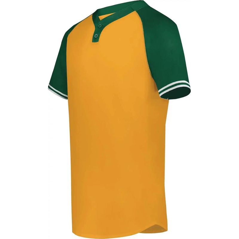 Augusta 6906 Youth Cutter+ Henley Jersey – Gold Dark Green