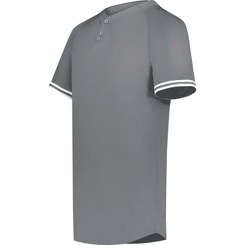 Augusta 6906 Youth Cutter+ Henley Jersey – Graphite White