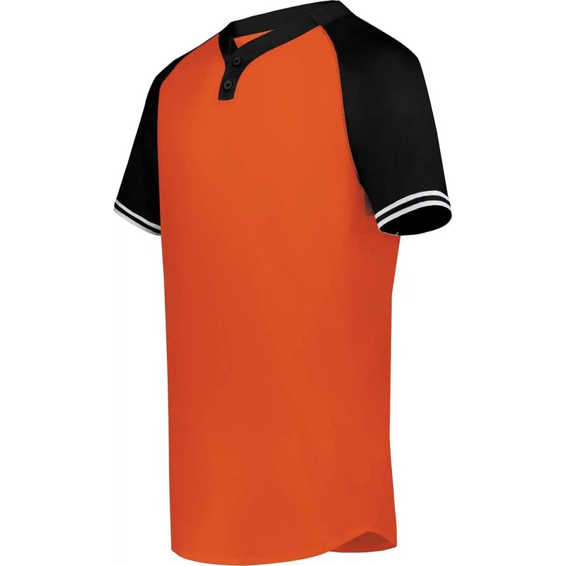 Augusta 6906 Youth Cutter+ Henley Jersey – Orange Black