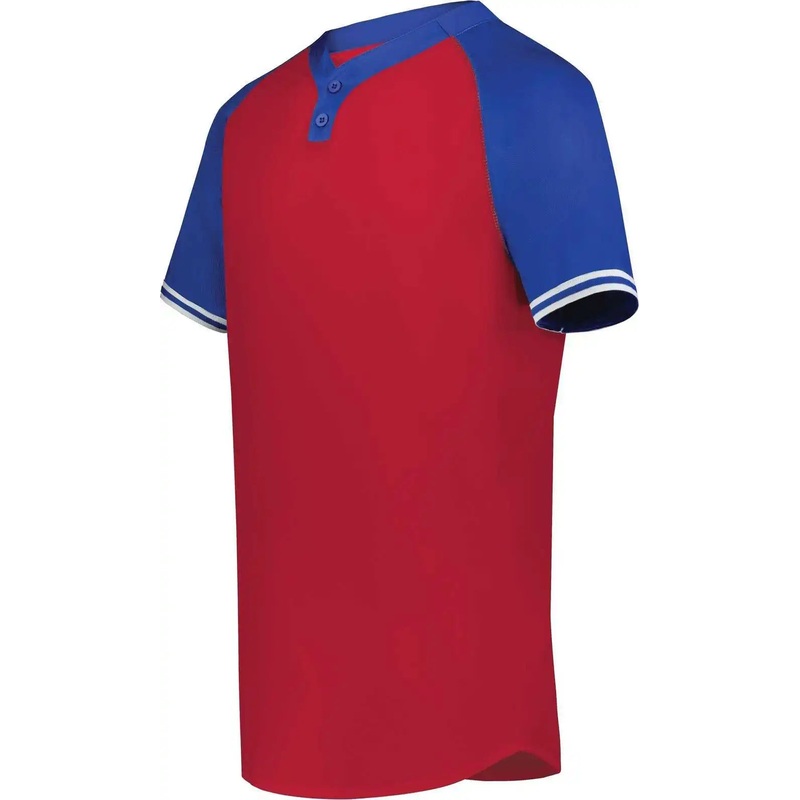 Augusta 6906 Youth Cutter+ Henley Jersey – Scarlet Royal