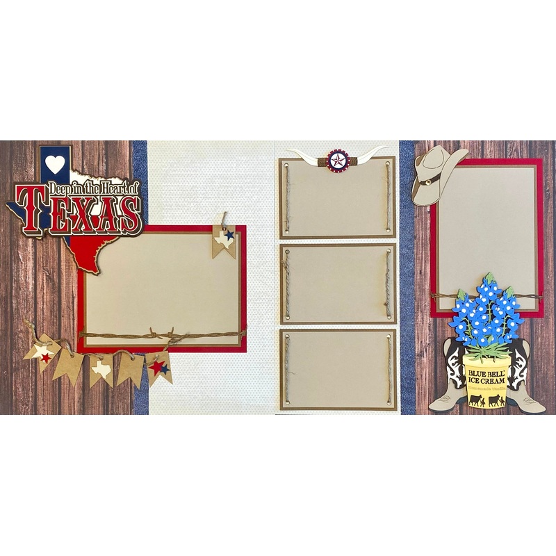 Deep in the Heart of Texas Page Kit – 2 Page Layout