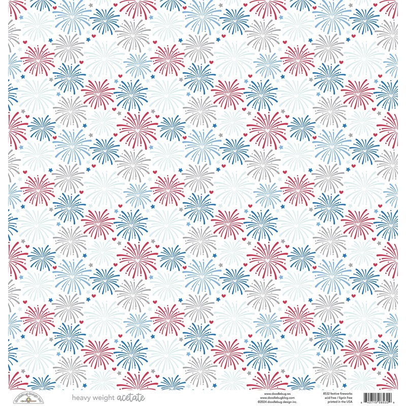 Doodlebug – Hometown USA – Heavyweight Acetate Sheet