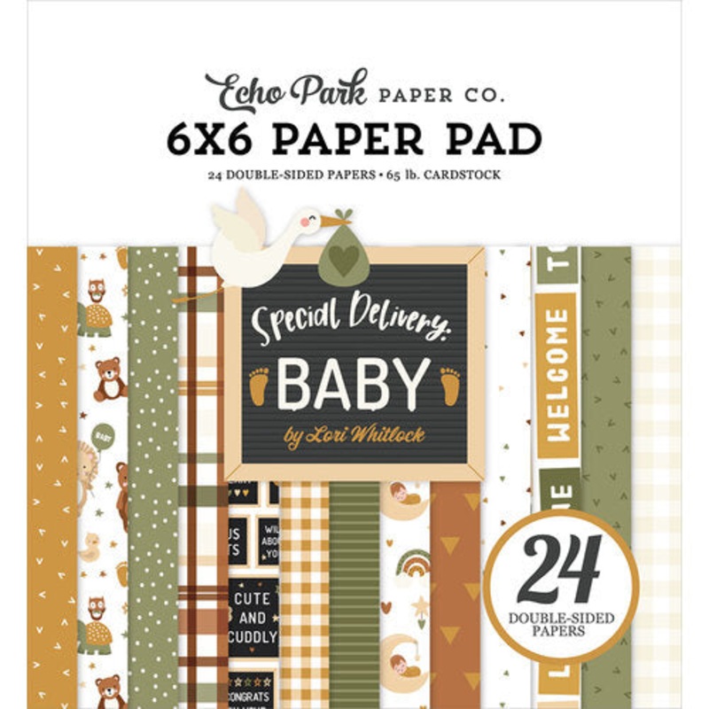 Echo Park – Special Delivery Baby – 6 x 6 Paper Pad *LAST CHANCE*