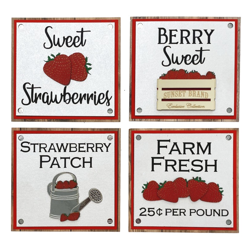 Fruit Stand – Strawberry Squares