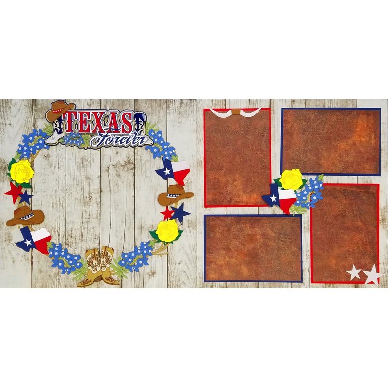 Texas Forever Page Kit – 2 Page Layout