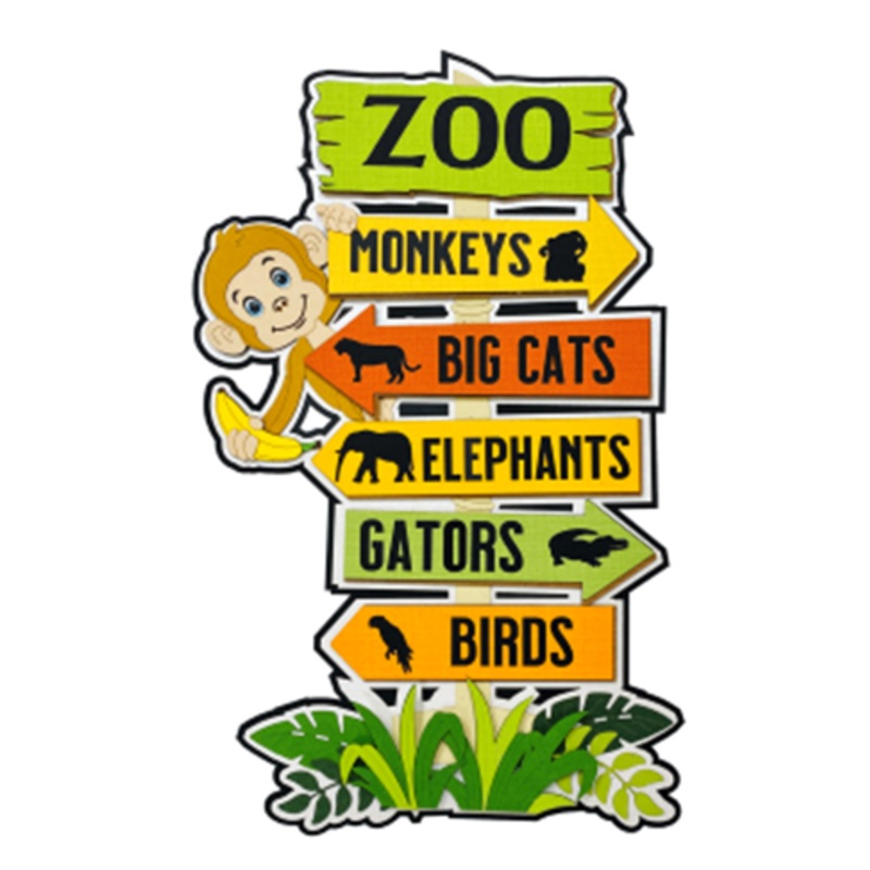 ZOO Directional Sign – *NEW*