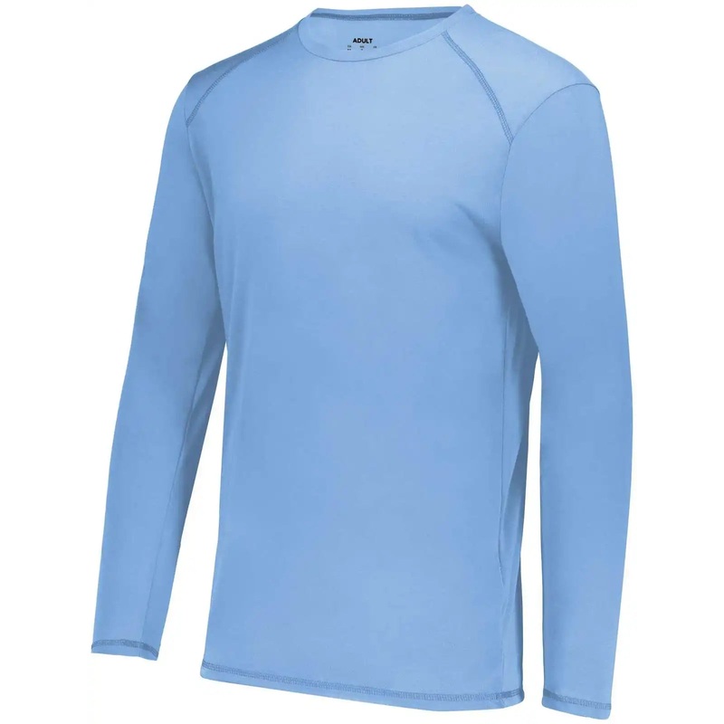 Augusta 6845 Super Soft-Spun Poly Long Sleeve Tee – Lake