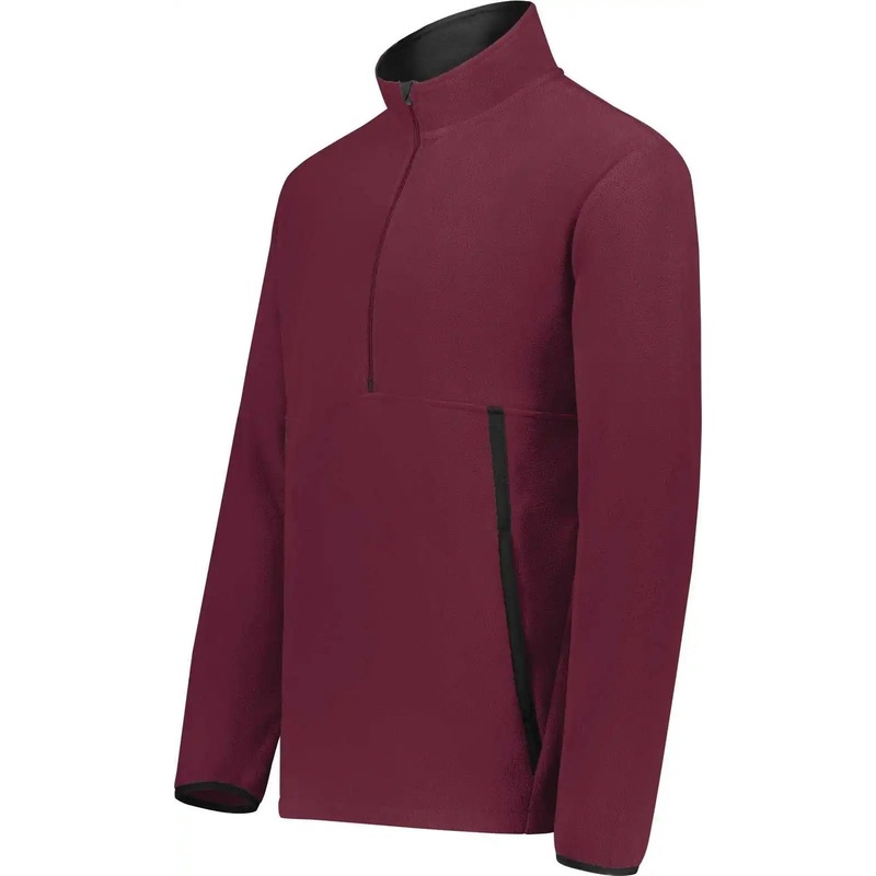Augusta 6855 Chill Fleece 2.0 1/2 Zip Pullover – Maroon (Hlw)